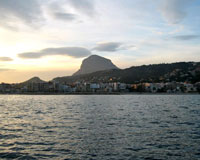 View from the bay of Javea
