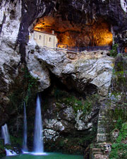 The Cueva at Covadonga (Asturias) Spain