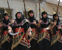 a procession in Spain's most famous parade