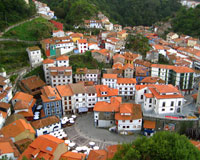 A Mountainous village in Asturias, Spain