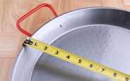 Measuring a Paella Pan