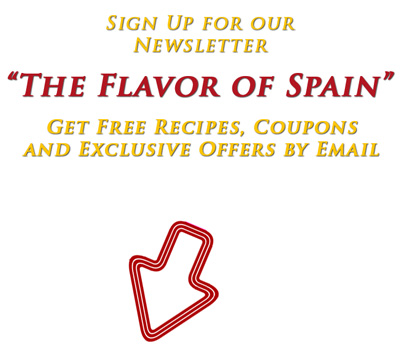 Sign up for our Newsletter, The Flavor of Spain, below.
