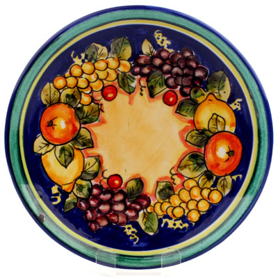 Artisan Blue-Fruit Style Plate - ALC-25-FRA