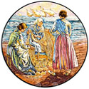 Decorative Hand Painted Plate - CER-ALACREU2-31