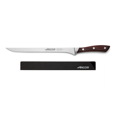 Jamon Knife Natura 10" Forged Stainless Steel with a Hard Cover Blade Protector JS105-SET