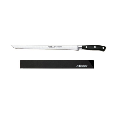Jamon Knife Riviera 12" Forged Stainless Steel with Hard Cover Blade Protector JS106-SET