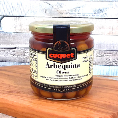 Arbequina Olives in Glass Jar - OL031