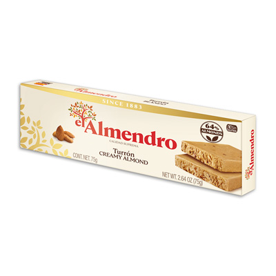 Jijona Turron by El Almendro - Creamy Almond Nougat - Snack Size TR039